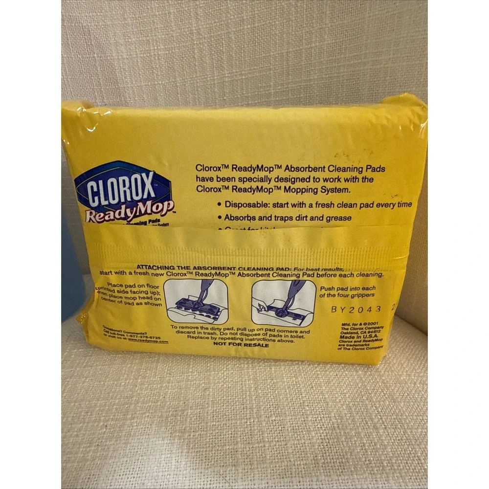 Clorox Ready Mop Floor Clean‎ REPLACEMENT Bottle Cleaning Pads & Pump Mechanism